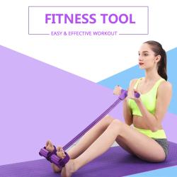 Coseey Portable Fitness Resistance Band with Pedal: Multi-Purpose Home Workout Equipment