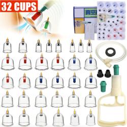 Premium 32-Piece Magnetic Massage Cupping Therapy Set: Natural Health Therapy
